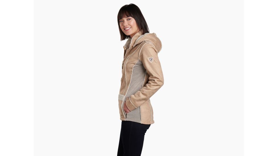 Kuhl Dani Sherpa Jacket - Womens, Almond, Medium, 2068-AL-S