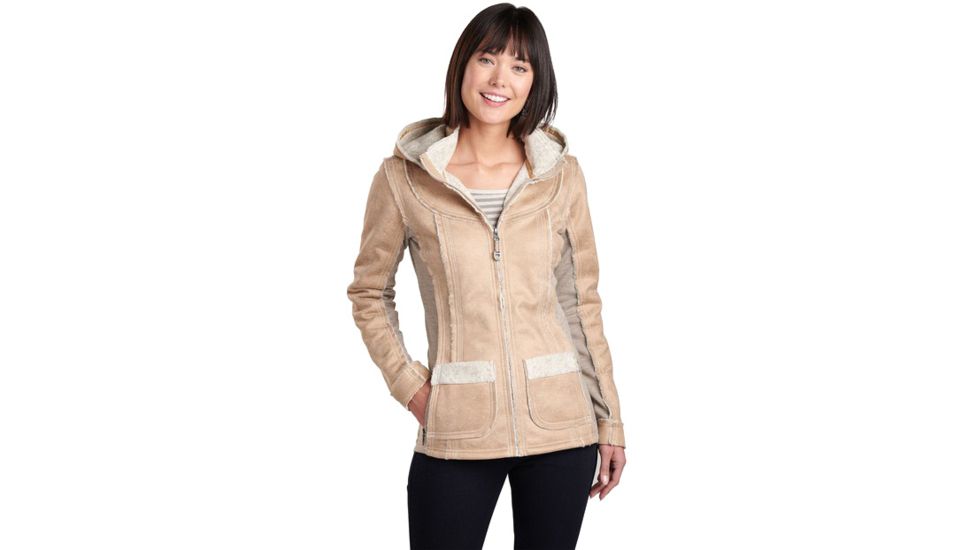 Kuhl Dani Sherpa Jacket - Womens, Almond, Small, 2068-AL-S