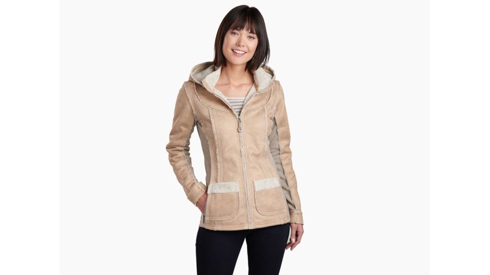 Kuhl Dani Sherpa Jacket - Womens, Almond, Small, 2068-AL-S