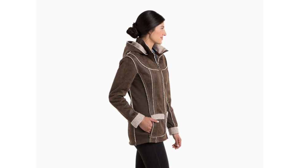 Kuhl Dani Sherpa Jacket - Womens, Oak, 2XL, 2068-OAK-XL