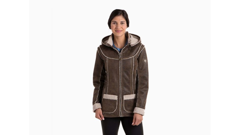 Kuhl Dani Sherpa Jacket - Womens, Oak, Extra Large, 2068-OAK-XL