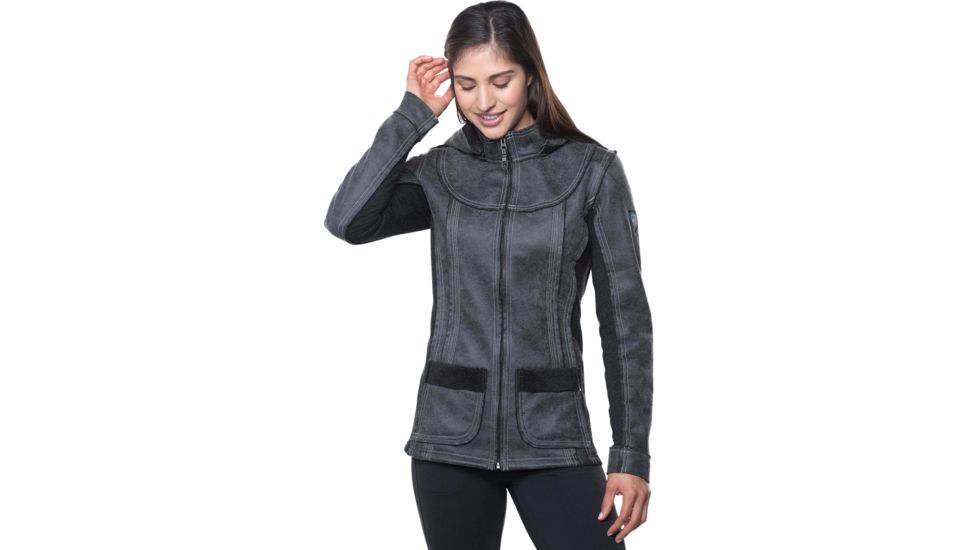 Kuhl Dani Sherpa Jacket - Womens, Raven, Large, 2068-RV-L