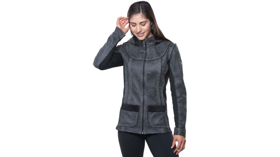 Kuhl Dani Sherpa Jacket - Womens, Raven, Large, 2068-RV-L
