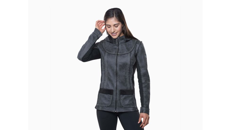 Kuhl Dani Sherpa Jacket - Women's, Raven, Large, 2068-RV-L