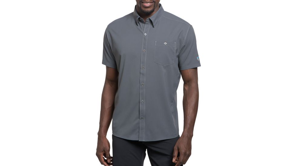 Kuhl Mens Bandit Short Sleeve, Carbon, XL, 7266CARBONXL