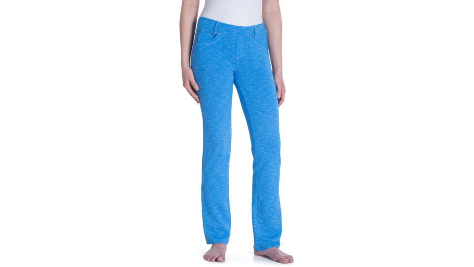Kuhl Mova Straight Pant - Women's-Atlantis Heather-Regular Inseam-4