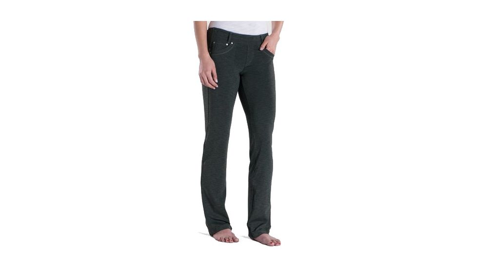 Kuhl Mova Straight Pant - Women's-Sage Heather-Short Inseam-4