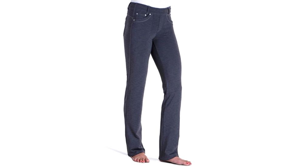Kuhl Mova Straight Pants - Womens, Charcoal Heather, 14, Regular Inseam, 6184-CHH-14-32