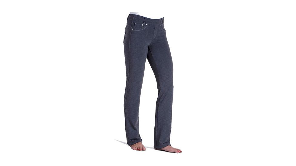 Kuhl Mova Straight Pants - Womens, Charcoal Heather, 10, Regular Inseam, 6184-CHH-10-32