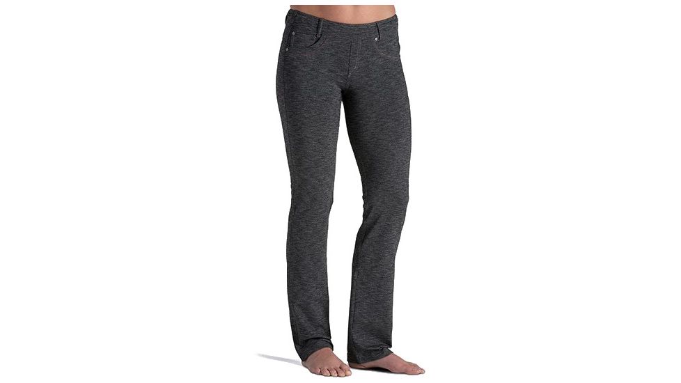 Kuhl Mova Straight Pants - Womens, Dark Heather, 10, Regular Inseam, 6184-DH-10-32