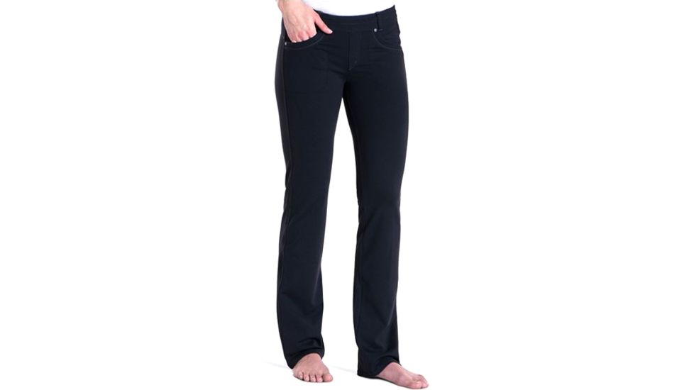 Kuhl Mova Straight Pants - Womens, Raven, 14, Regular Inseam, 6184-RV-14-32