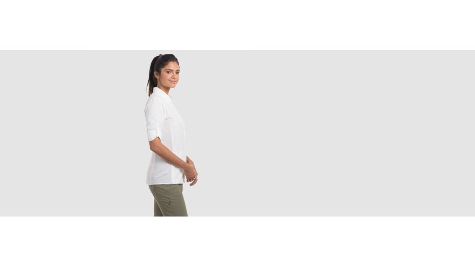 Kuhl Womens Invoke Long Sleeve, White, XS, 8368WHITEXS