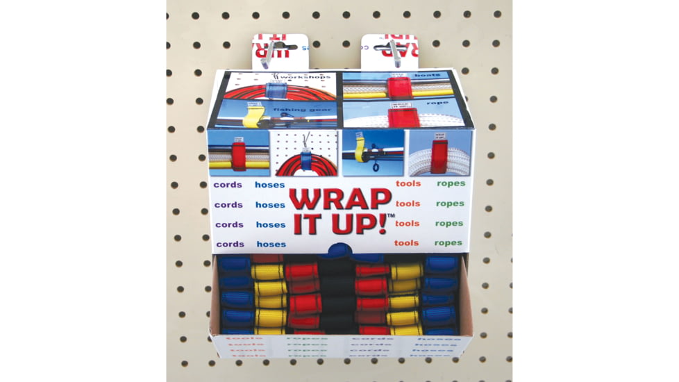 Kwik Tek Wrap It Up! Boat Cover Straps, Assorted Colors, Bo x of 100, WR-12100