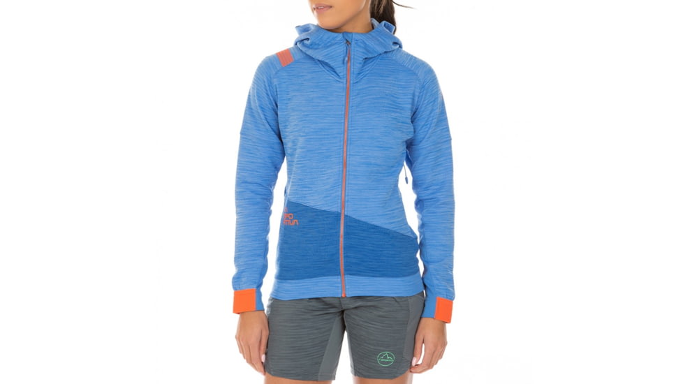 La Sportiva Aim Hoody - Women's, Cobalt Blue/Marine Blue, Extra Large I87-613612-XL