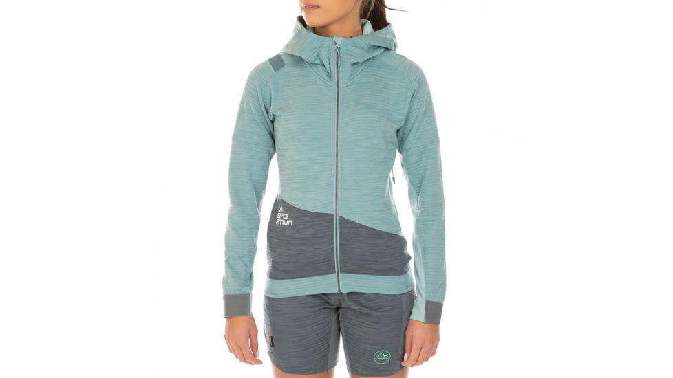 La Sportiva Aim Hoody - Women's, Stone Blue/Slate, Extra Large I87-904903-XL