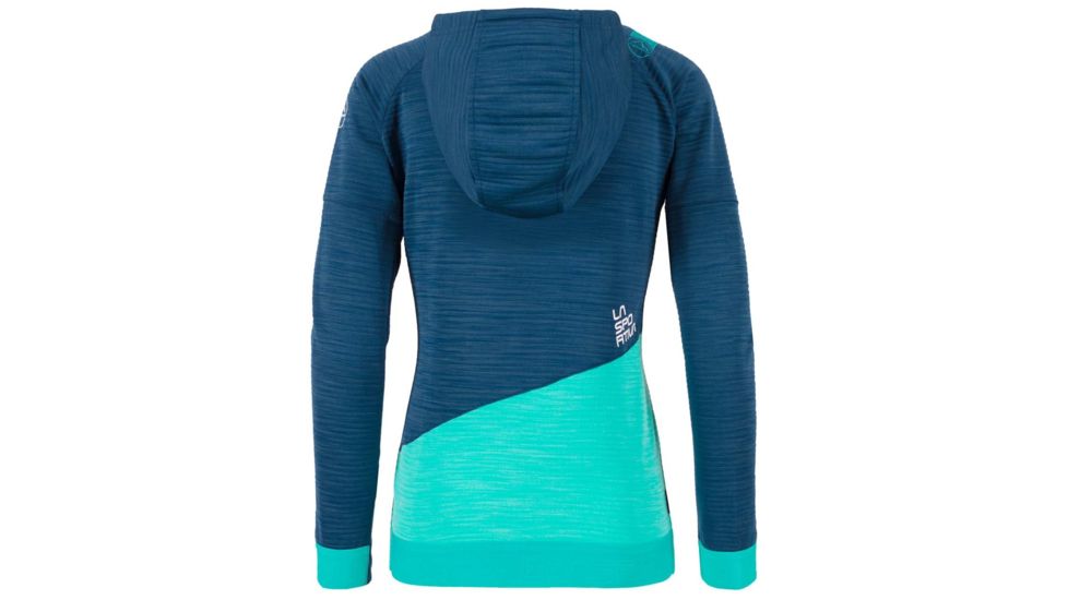 La Sportiva Aim Hoody - Women's, Opal/Aqua, Extra Small, I87-618615-XS
