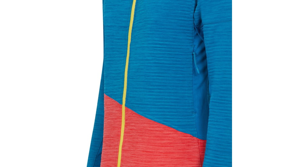 La Sportiva Aim Hoody - Womens, Neptune Hibiscus, Large, I87-619402-L