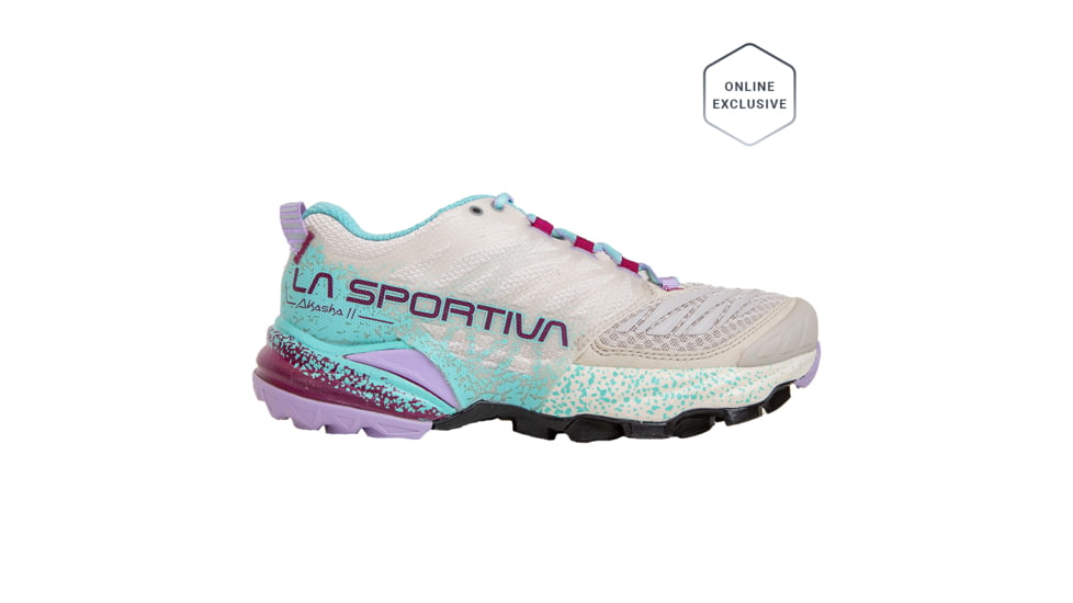 La Sportiva Akasha II Road Running Shoes - Womens, Shadow/Red Plum, 40, 56B-918502-40