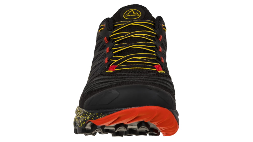 La Sportiva Akasha II Running Shoes - Mens, Black/Yellow, 46, 56A-999100-46