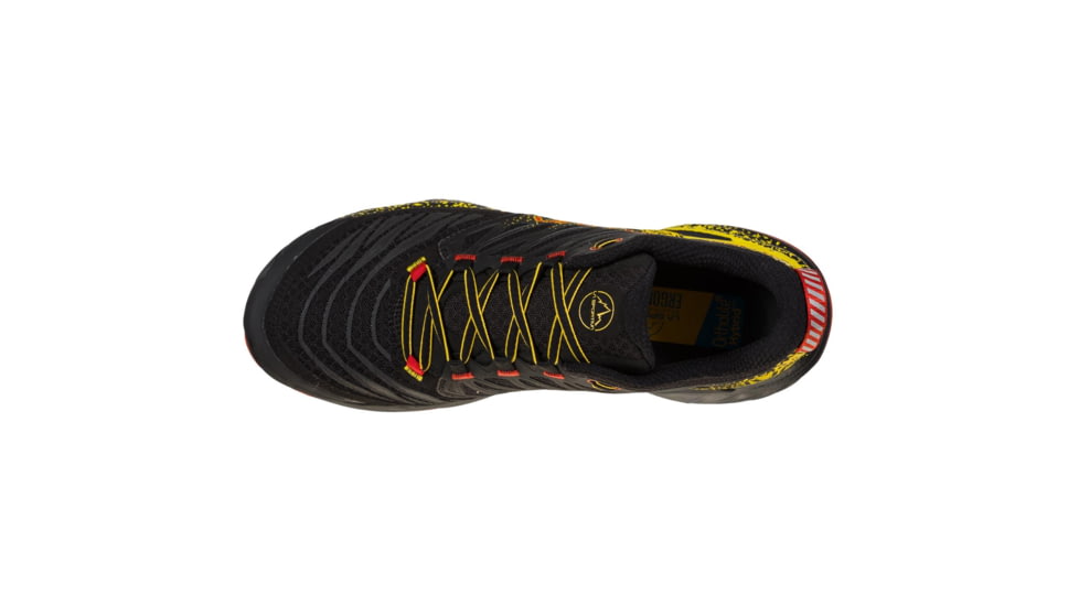 La Sportiva Akasha II Running Shoes - Mens, Black/Yellow, 46, 56A-999100-46