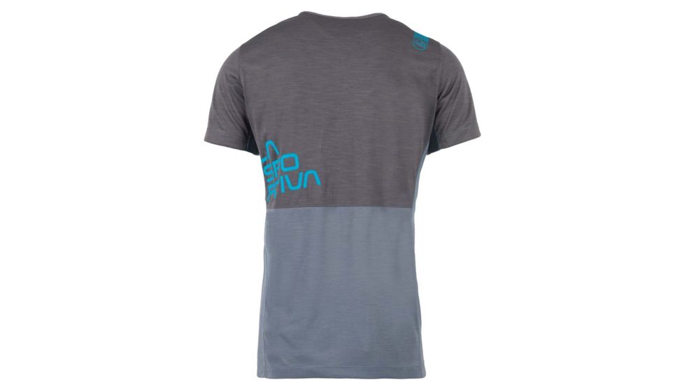 La Sportiva Crunch T-Shirt - Men's, Slate/Carbon, Small, N17-903900-S