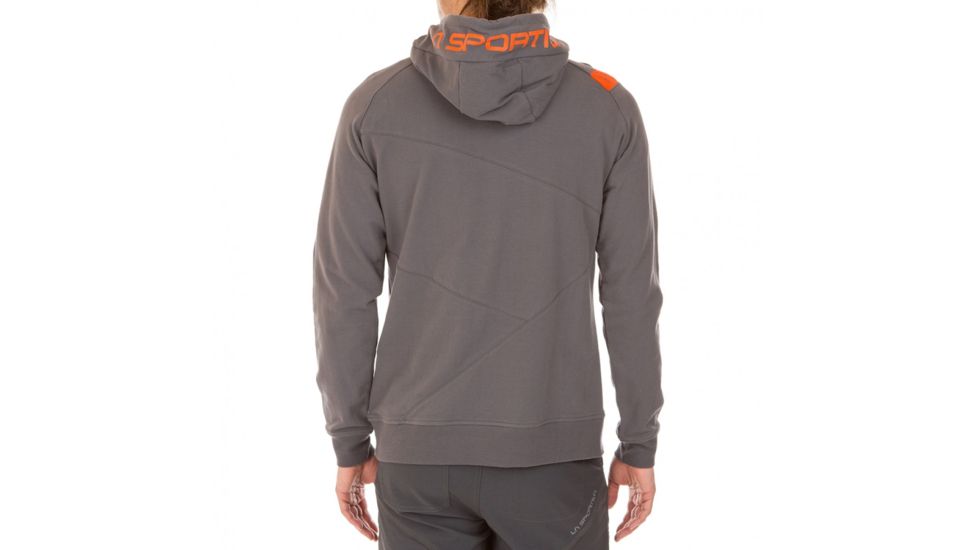 La Sportiva Magic Wood Hoody - Men's, Carbon/Tangerine, Small H51-900202-S