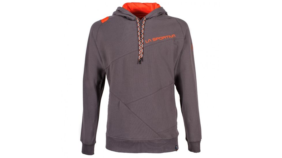 La Sportiva Magic Wood Hoody - Men's, Carbon/Tangerine, Small H51-900202-S