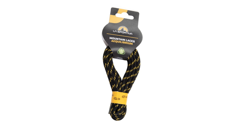 La Sportiva Mountain Aequilibrium Lace, Black/Yellow, 180, 69P-999100-180