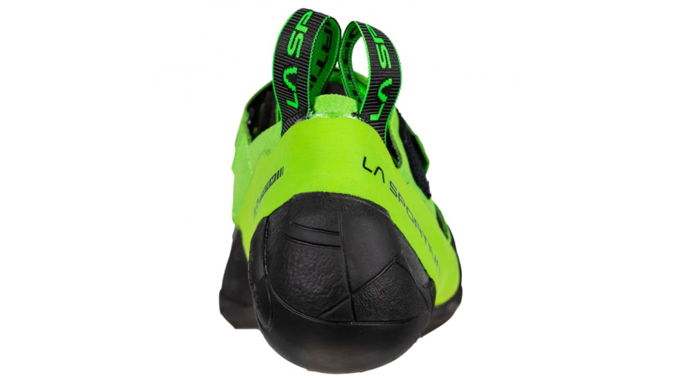 La Sportiva Skwama Vegan Climbing Shoes - Men's, Black/Flash Green, 43.5, ZFCS032-K00E24-43.5