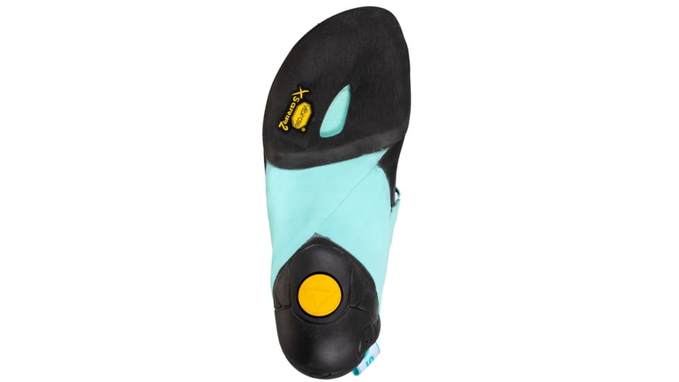 La Sportiva Skwama Vegan Shoes - Womens, Carbon/Turquoise, 34.5, ZFCS033-G00B16-34.5