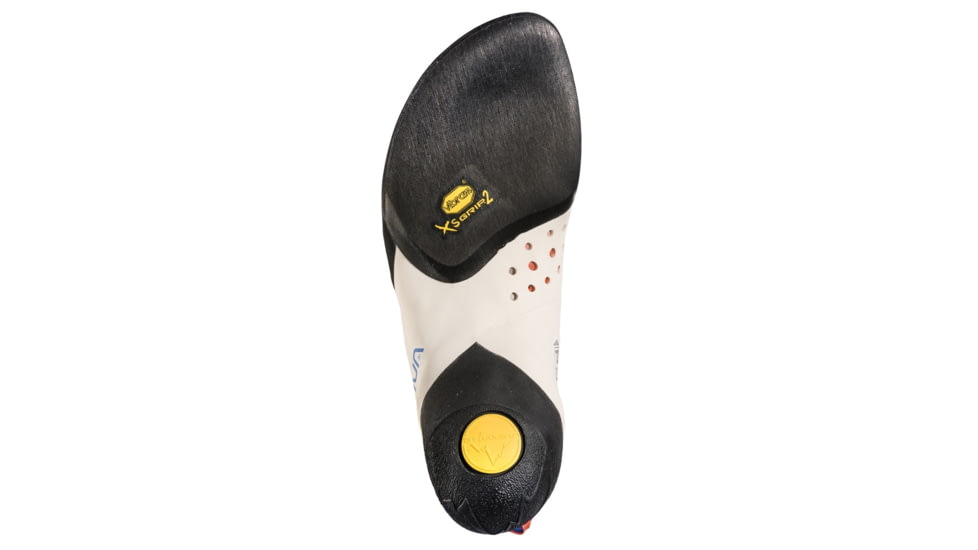 La Sportiva Solution Climbing Shoes - Women's, White/Lily Orange, 36, ZFCS014-W00O03-36