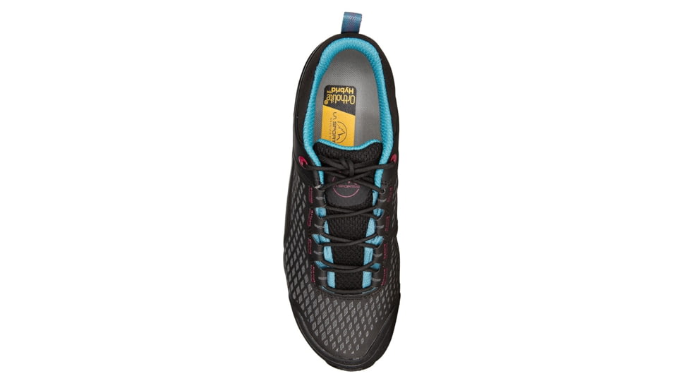 La Sportiva Spire GTX Hiking Shoes - Womens, Black/Topaz, 40.5, ZFHS095-K00B24-40.5