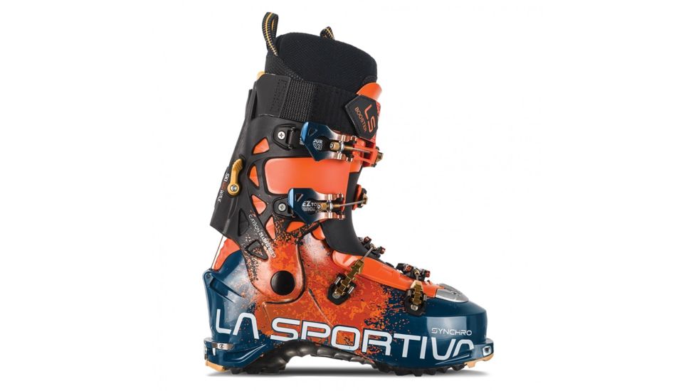 La Sportiva Synchro Mens Alpine Touring Boot, Ocean Lava