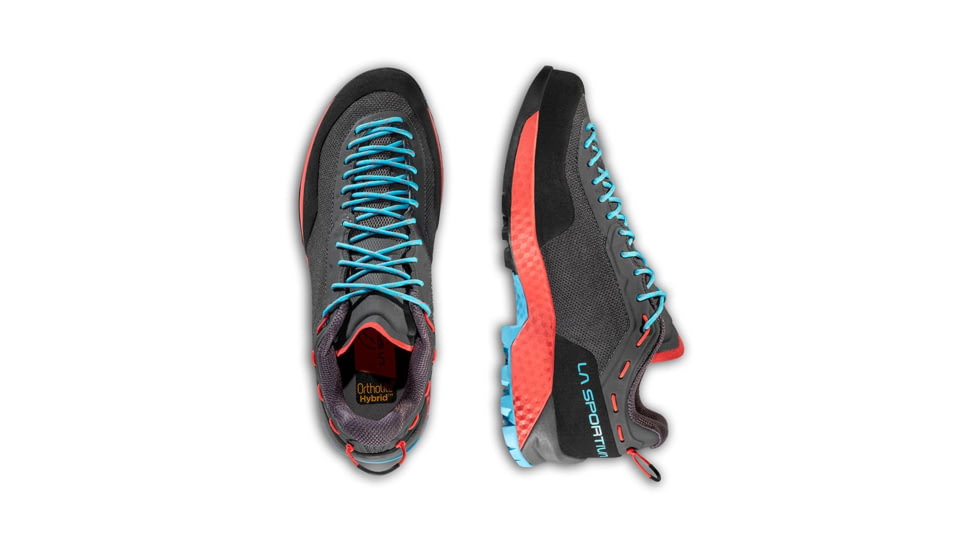 La Sportiva TX Guide Approach Shoes - Womens, Carbon/Hibiscus, 37.5, 27O-900402-37.5