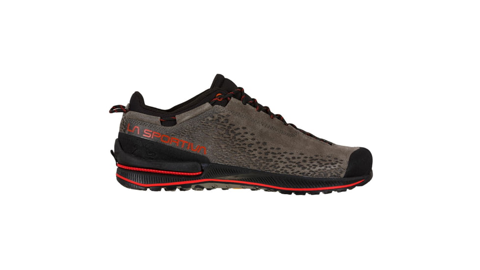 La Sportiva TX2 Evo Leather Approach Shoes - Mens, Carbon/Goji, 44, 27X-900314-44