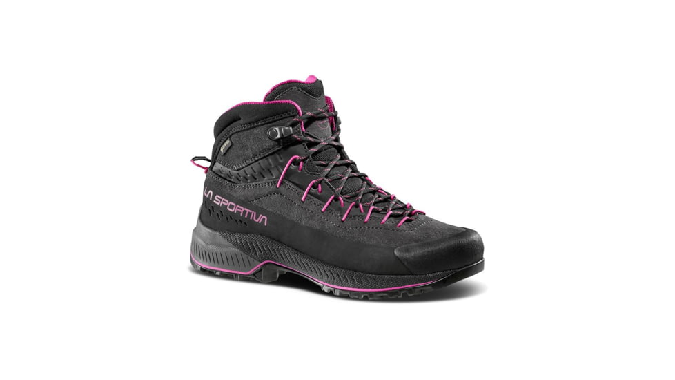 La Sportiva TX4 Evo Mid GTX Shoes - Womens, Carbon/Springtime, 36, ZFAS048-G00P11-36