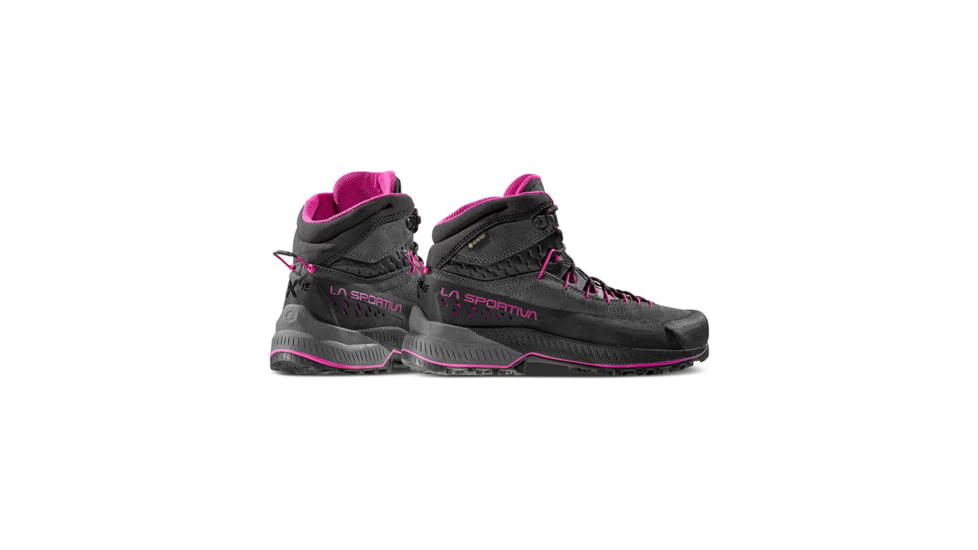La Sportiva TX4 Evo Mid GTX Shoes - Womens, Carbon/Springtime, 36, ZFAS048-G00P11-36