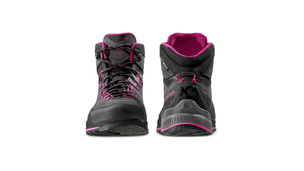 La Sportiva TX4 Evo Mid GTX Shoes - Womens, Carbon/Springtime, 36, ZFAS048-G00P11-36