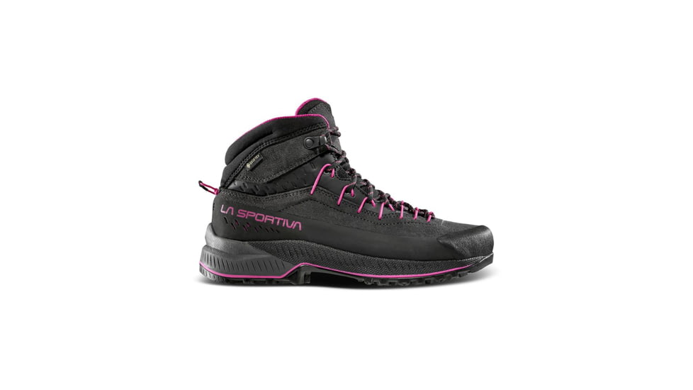 La Sportiva TX4 Evo Mid GTX Shoes - Womens, Carbon/Springtime, 36, ZFAS048-G00P11-36