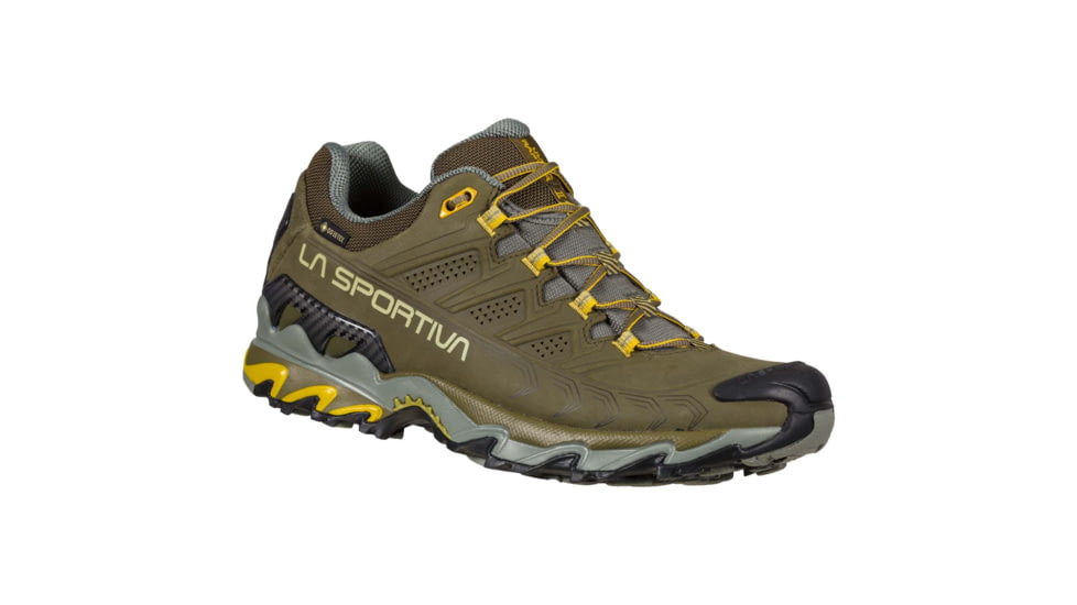 La Sportiva Ultra Raptor II Leather GTX Hiking Shoes - Mens, Ivy/Cedar, 43, 34F-810811-43