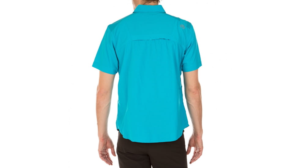 La Sportiva Vector Short Sleeve Shirt - Men's, Lake/Tropic Blue, Small J80-607614-S