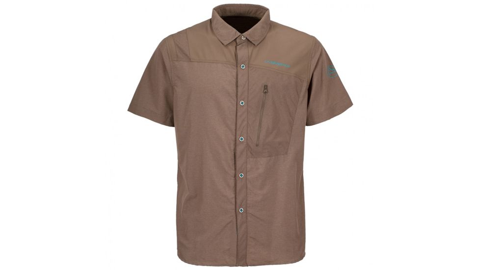 La Sportiva Vector Short Sleeve Shirt - Men's, Falcon Brown, Small J80-804804-S