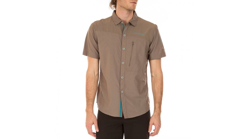 La Sportiva Vector Short Sleeve Shirt - Men's, Falcon Brown, Small J80-804804-S