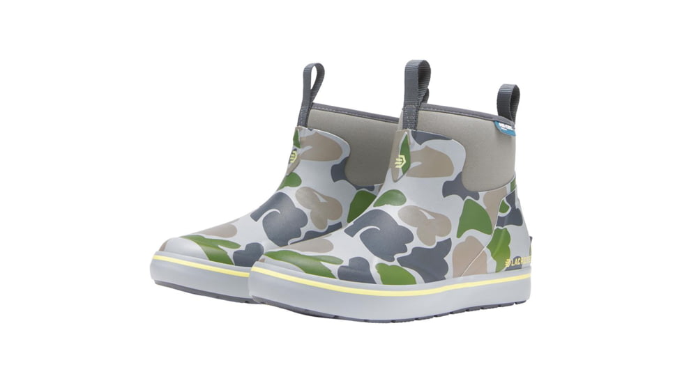 Lacrosse Footwear Inc. LaCrosse Alpha Deck Boot 6 Seagrass Duck Camo Womens Size 8M, 6324438M