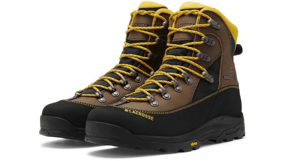 LaCrosse Footwear Ursa MS 7in GTX Boots - Mens, Brown/Gold, 15 US, Medium, 533611-15M