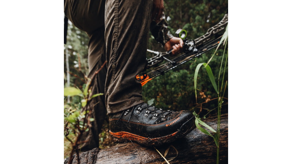 LaCrosse Footwear Ursa MS 7in GTX Boots - Mens, Gunmetal/Orange, 12 US, Wide, 533610-12W