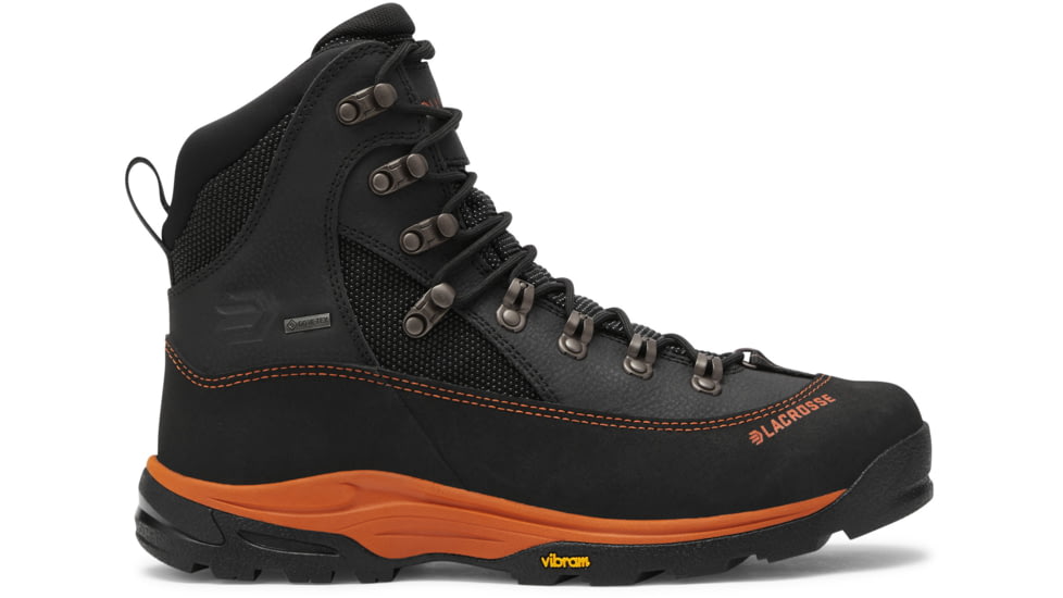 LaCrosse Footwear Ursa MS 7in GTX Boots - Mens, Gunmetal/Orange, 12 US, Wide, 533610-12W