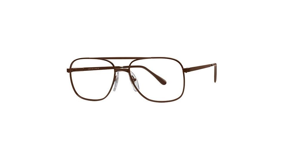LAmy Westport Prescription Eyeglasses - Frame Brown, Size 59/17mm LYWST0F311-597U01
