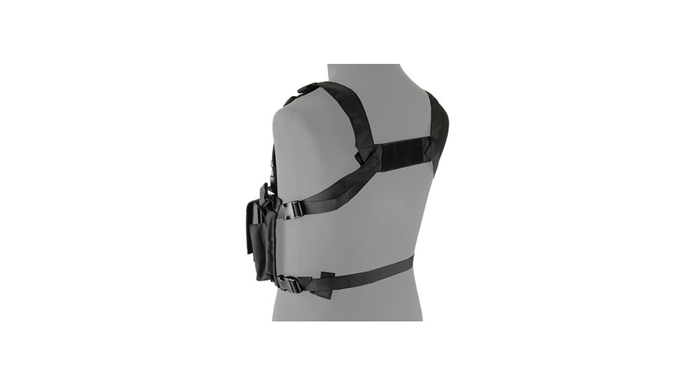 Lancer Tactical Adaptive Multi-Purpose Slim Chest Rig, Black, CA-319B