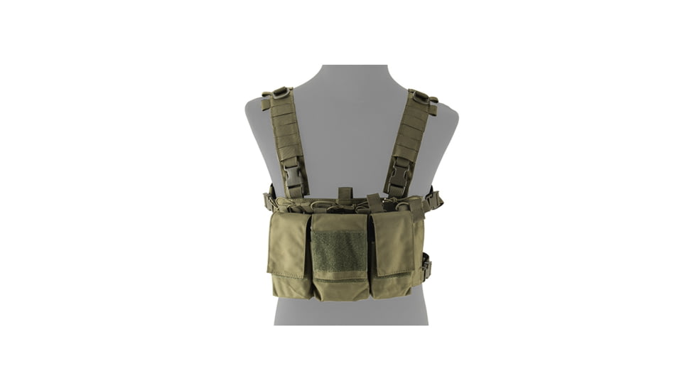 Lancer Tactical Adaptive Multi-Purpose Slim Chest Rig, Olive Drab, CA-319G